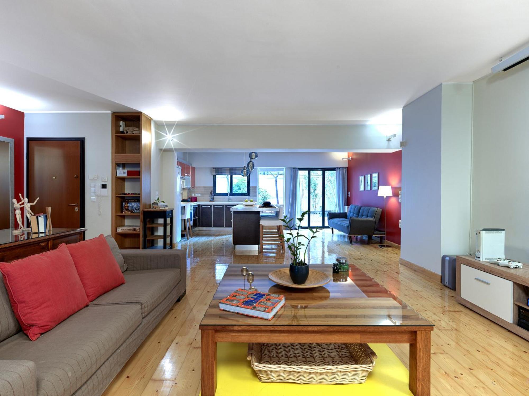 Koukaki Garden Escape Child Friendly Apartment Афіни Екстер'єр фото