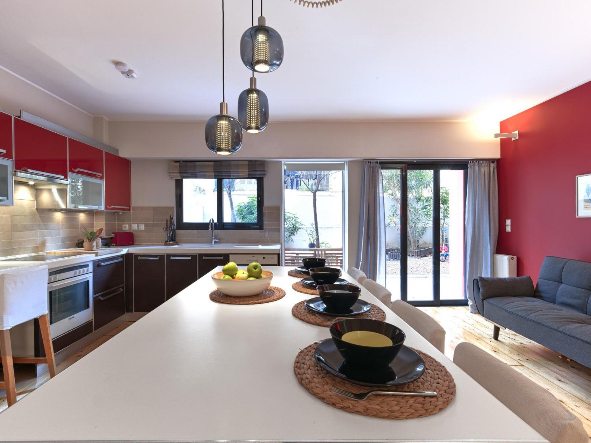 Koukaki Garden Escape Child Friendly Apartment Афіни Екстер'єр фото